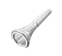 TOYANDONA Embouchure pour Cor D’harmonie en Laiton Argenté Lisse, Accessoire Pratique pour Instrument de Musique, Pièce Unique Compatible Orchestre Classique, Partie de Cor Simple