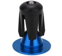TOYANDONA Embouts de Guidon VTT Accessoires Vélo pour VTT, Vélo Route et Pliant M4x34mm en Alliage D'aluminium Paire Bleue Bouchons Moteur Robustes et Légers Compatibles Guidons 22-24mm