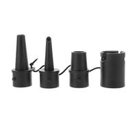 TOYANDONA Embouts de Pompe à Air, 1 Set, Trois Buses en Nylon Noir | Changement Rapide, Format Compact, pour Bateaux et Kayaks Gonflables, Voyage et Journées Piscine