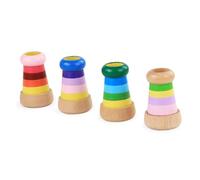 TOYANDONA en Bois Éducatif Garçon et Filles Jouet de Développement 3-6 Ans Jouet Coloré Exploration Scientifique