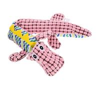 TOYANDONA en Peluche Chiot Chien Peluche Mignonne Mâcher Dentition Jouets pour Animaux De Compagnie Farci Texturé Animal De Compagnie Mâcheur Mordre Jouets Qui Grincent Chiffon