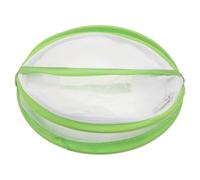 TOYANDONA Enclos Portable en Maille Verte à Fermeture Éclair | Études de Terrain et Jardin, Tissu Polyester Cylindrique, Couvercle Zippé, Fond Plat Renforcé