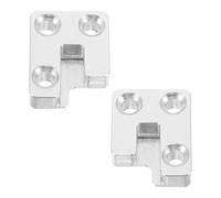 TOYANDONA Ensemble 1 Paire Crochet et Charnière de Maintien en Acier pour Couvercle Piano Droit, Mécanisme de Fermeture Amortie Résistant à L’Abrasion, Accessoires de Réparation pour