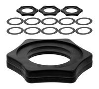 TOYANDONA Ensemble 5 Anneaux Anti-roulis pour Microphone sans Fil, Accessoires Micro Antidérapants, Bagues de Remplacement Compatibles pour Karaoké, Scène et Bar, Résistants et Compacts