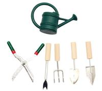 TOYANDONA Ensemble D’Outils de Jardinage Miniature Réaliste pour Maison de Poupée, Accessoires Décoratifs Compacts, Légers, Adaptés aux Scènes Miniatures et Décorations de Micro-Jardin, 1