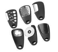 TOYANDONA Ensemble D’ustensiles Cuisine Multifonction 6 Pièces Râpe à Beurre, Épluche-pommes de Terre, Ouvre-bouteille, Roulette à Pizza, Broyeur à Ail - Accessoires Pratiques