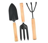 TOYANDONA Ensemble De 3 Pièces Ensemble d'outils de Jardin Trousse de Jardin Fournitures écarts Grandir Pelle à Main pour Le Jardinage Petit râteau de Jardin Fer forgé