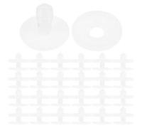 TOYANDONA Ensemble de 40 Joints Articulés pour Poupées DIY Plastique Solide Blanc 20 MM Accessoires de Poupée pour Squelette Flexible Kit de Connexion pour Maquettes et Peluches