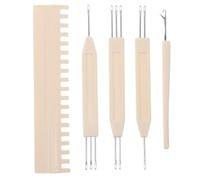 TOYANDONA Ensemble de 5 outils de couture pour machine à tricoter, | Aiguille pour machine à tricoter, pièce de rechange, accessoires de couture, outil de transfert, poussoir d'aiguille,