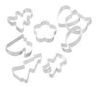 TOYANDONA Ensemble de 8 Emporte-pièces en Acier Inoxydable pour Biscuits, Moules Créatifs Sapin de Noël, Antiadhésifs et Multifonctions, pour Pâtisserie et Fêtes