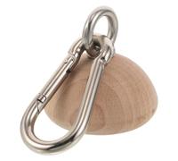 TOYANDONA Entraîneur de Force Antidérapant Ergonomique en Bois de Préhension Forme Demi-sphère Portable pour Entraînement à Domicile Bureau