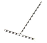 TOYANDONA Épandeur à Pâte Crêpe Acier Inoxydable T Forme Outil Crêpière Professionnel Ergonomique Ustensile de Cuisine pour Crêpes Maison et Poêles Plates
