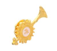 TOYANDONA Épingle à Cravate en Émail Doré de Calice et Croix Sainte, Broche Religieuse de Première Communion, Accessoire Élégant pour Présents et Décorations de Fête
