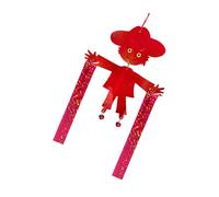 TOYANDONA Épouvantail Réfléchissant Double Face Rouge et Argent pour Jardin et Balcon Dispositif Anti-Oiseaux pour Maison Protection Oiseaux et Nuisibles