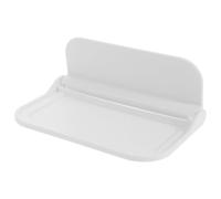 TOYANDONA Étagère Murale Pliante Blanche Petite, Panneau de Rangement Mural Multifonction pour Salle de Bain et Chambre, Support Mural Compact et Robuste pour Organisateur D’Articles