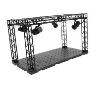 TOYANDONA Étape d'affichage des Figures vitrine Organisateur de Bureau Support de Bureau Mallette de Rangement présentoir Black