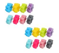 TOYANDONA Étiquettes pour Verres à Vin en Silicone Fleuries 24 Pièces, Marqueurs D’identification Portables, Décorations Festives pour Soirées et Repas, Accessoire Indispensable pour Maison