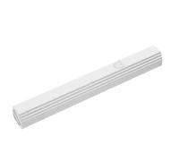 TOYANDONA Étui à Mezouza Juive Adhésif sans Perçage en Alliage D'aluminium Argenté 12,5 Cm, Support de Parchemin Judaïque Résistant aux Intempéries pour Porte D'entrée, Décoration