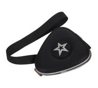 TOYANDONA Étui de Médiator Guitare Cuir Noir Pochette Légère pour Médiators Protection Anti-Chute Pratique à Transporter pour Guitaristes et Amis