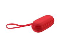 TOYANDONA Étui de Rangement pour Bec de Clarinette Rouge en Plastique avec Compartiments Adaptés, Intérieur Épais Rembourré et Fermeture Éclair pour Répétitions et Leçons