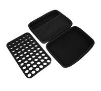 TOYANDONA Étui de Voyage pour Huiles Essentielles 60 Compartiments en Nylon Semi-imperméable avec Mousse Protectrice, pour Flacons 15 ML, Portable et Résistant aux Chocs, pour Transport