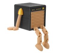 TOYANDONA Étui Porte-médiators en Plastique Noir, Boîte de Rangement Compacte pour Médiators de Guitare et Ukulélé, Organiseur D’Accessoires Musical Portable pour Musiciens Nomades