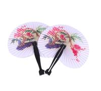 TOYANDONA Éventail Pliant Chinois Rétro Léger et Décoratif Accessoire Pliable Unique pour Femme Petit Cadeau Élégant avec Motifs Traditionnels Aléatoires