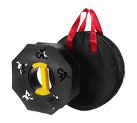 TOYANDONA Extension Cord Reel With Dual Bearing Smooth Action Portable Welding Cable Organizer For Sports Field Power Cord Management With Storage Pouch