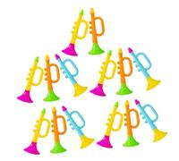 TOYANDONA Fêtes Et Rassemblements 14 Pièces Mini Trompette Jouets Corne De Football Corne Dencouragement pour Garçons Et Filles Léger Et Robuste