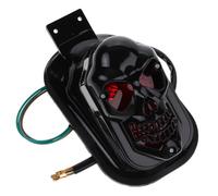 TOYANDONA Feu Arrière Crâne Lampe Clignotante Skull LED Éclairage Étanche pour Scooters Accessoire Décoratif et Fonctionnel Visibilité Améliorée