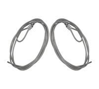 TOYANDONA Ficelle de Filet de Basket-Ball Résistante 2 Pièces en Fil d'acier Lourd pour Usage Intérieur et Extérieur, pour Terrains Publics et Particuliers