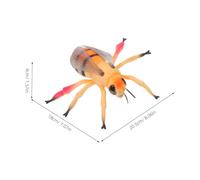 TOYANDONA Figurine Abeille Réaliste Éducatif Insecte pour Garçon Fille Apprentissage Nature