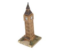 TOYANDONA Figurine Big Ben Résine pour Bureau et Décoration Intérieure Modèle Architectural Créatif pour Salon Cadeau Miniature Noël Ornement de Table Moderne