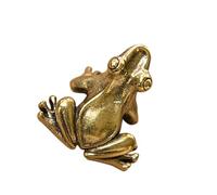 TOYANDONA Figurine Grenouille Artisanale pour Thé Ornement de Bureau et Délicat Décoration de Table Relaxante Cadeau Original pour Amateurs de Thé et Méditation