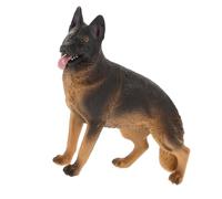 TOYANDONA Figurine Réaliste De Berger Allemand pour Garçon Et Filles, Modèle Miniature en Plastique, Jouet Éducatif Interactif, Décoration D’intérieur, Présent D’Apprentissage Animalier