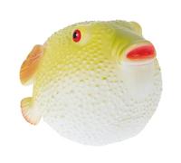 TOYANDONA Figurine Réaliste de Poisson-Globe Décorative Modèle Animal Marin Artificiel Petit Ornement pour Aquarium et Chambre Garçon Fille Éducatif Simulation Poisson-Globe