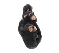 TOYANDONA Figurine Singes Résine Trois Singes Sagesse Décoratif pour Salon Bureau Étagère Sculpture Animale Artistique Inspirante et Résistante