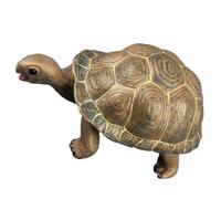 TOYANDONA Figurine Tortue Réaliste Plastique Modèle Tortue Terrestre pour Décoration Bureau et Éducatif Garçon Fille Ornement Animaux Simulés pour Maison Jardin Fête Océan Cadeau