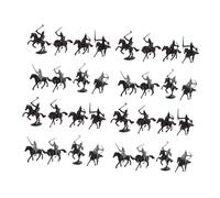 TOYANDONA Figurines Militaires Miniatures 32 Pièces Soldats Médiévaux Château De Pirates Jouets pour Enfants Figurines d'hommes De L'Armée De Chevalier