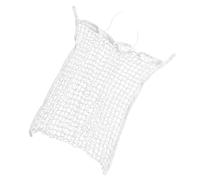 TOYANDONA Filet à Chevaux Portable en Maille, Léger, avec Deux Cordes | Paquet Alimentaire Blanc pour Cheval, Format Adapté, Textile en Maille, à Suspendre Simple, Usage Écurie