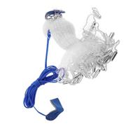 TOYANDONA Filet à Lancer Main et Compact pour Eau Douce et Filet à Crevettes Polyvalent pour Lacs et Zones Côtières