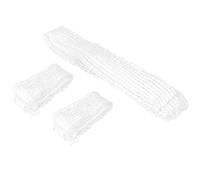 TOYANDONA Filet à Viande en Coton 3pcs pour Emballage et Cuisson de Jambon et Viande, Filet Élastique Blanc pour Maison et Commerces