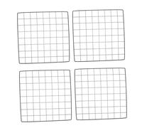 TOYANDONA Filet De Clôture Amovible pour Animaux De Compagnie en Grillage De Fer Noir 35x35 Cm, Pièce Unique pour Cage DIY, Compatible Parc à Chiens, Usage Intérieur Et Extérieur