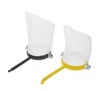 TOYANDONA Filet de Pêche D'élevage en Acier Inoxydable 2pcs, Séparateur D'œufs D'artémias à Maille Fine pour Nettoyage D'aquarium et Entretien de Bassin