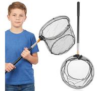 TOYANDONA Filet de Pêche Télescopique pour Truites Manche Extensible Noir
