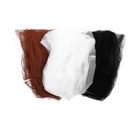 TOYANDONA Filet de Protection Respirant pour Poussette Bébé, Lot de 3 Housses Universelles en Filet Fin Noir Blanc Café, Maille Haute Densité Anti-Insectes, Adapté Sorties en Plein Air