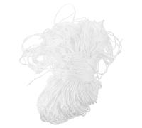 TOYANDONA Filet Garantissant de Chargement Robuste en Polypropylène et Nylon Filet de Protection Blanc Une Fixation Optimale et Sécurisée du Chargement pour Remorque de Voiture
