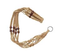 TOYANDONA Filet Suspendu Corde Chanvre pour Pots De Fleurs Panier Tressé Vintage Décoratif Intérieur Extérieur