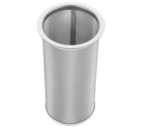 TOYANDONA Filtre à Café Réutilisable en Acier Inoxydable, Infuseur Multifonction pour Thé et Café Maille Fine, Cartouche Filtrante Ronde 8X15 CM, Accessoire Pratique pour Bureau et Maison