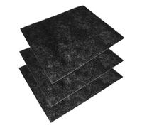 TOYANDONA Filtre à Compost Actif Découpable 25x20 Cm Charbon De Bois pour Bac à Compost La Cuisine Lot De 3 Pièces Neutralisant Odeurs pour Composteur Domestique